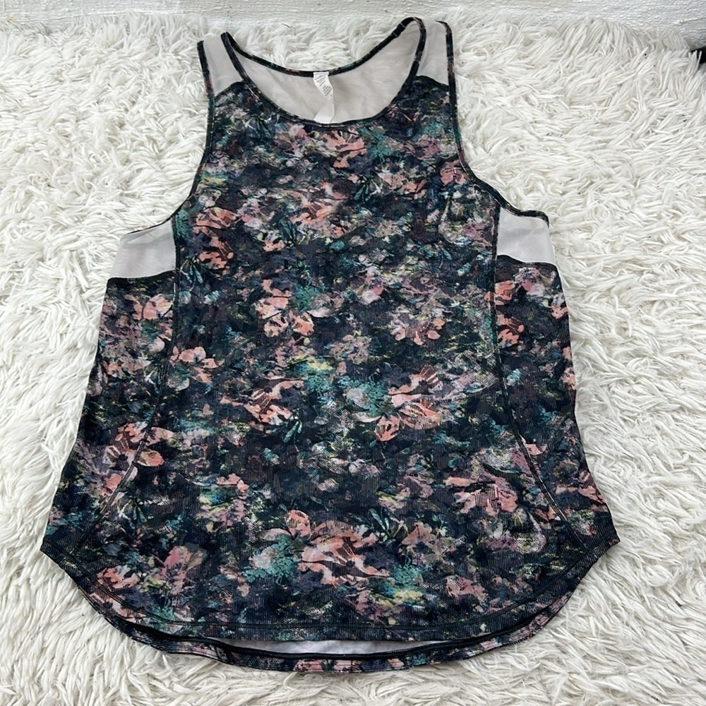 Lululemon Sculpt Tank Floral Multi